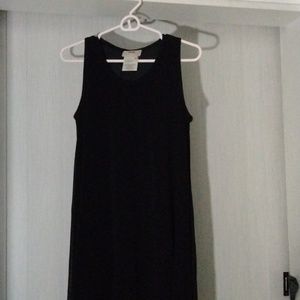 Fuzzi long dress sz M color black new with tag